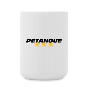 Petanque - Grande tasse 440 ml - blanc - Devant