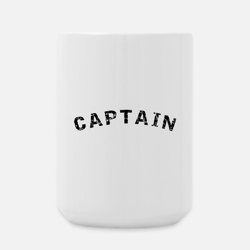 Captain Style Design - Große Tasse 440 ml - Weiß