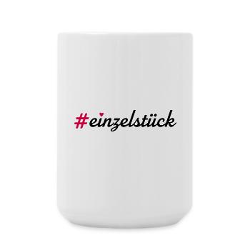 Einzelstück - Große Tasse 440 ml - Weiß - Vorne