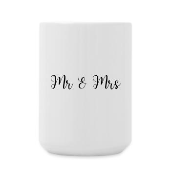 M. & Mme Wedding Design - Grande tasse 440 ml - blanc - Devant