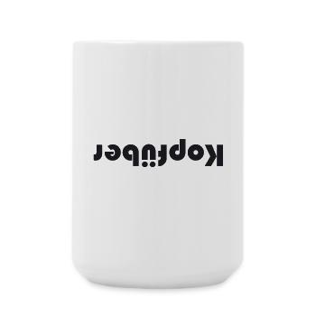Kopfüber - Große Tasse 440 ml - Weiß - Vorne