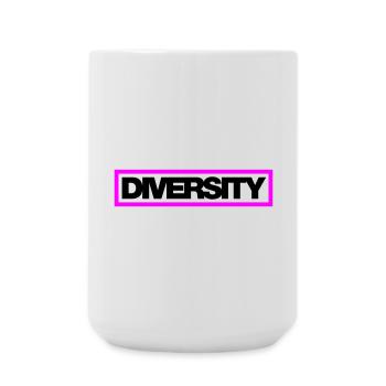 Typo Diversity Contour 2C - Large Mug 440 ml - white - Front