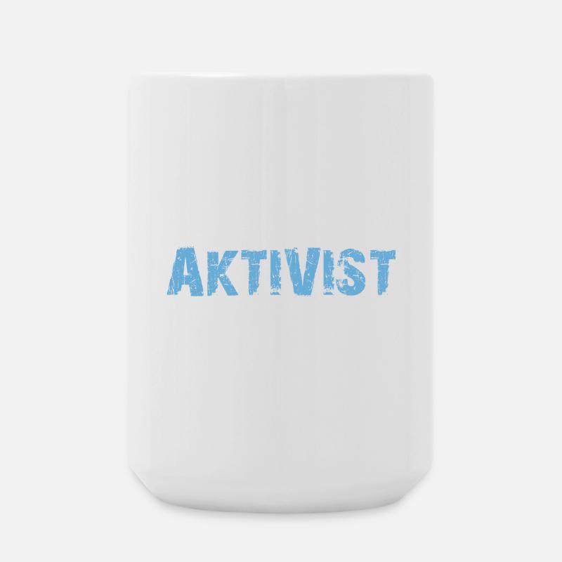 AKTIVIST - Große Tasse 440 ml - Weiß