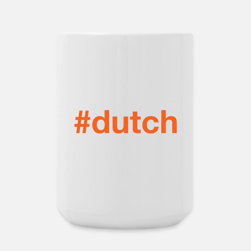 DUTCH Hashtag - Große Tasse 440 ml - Weiß