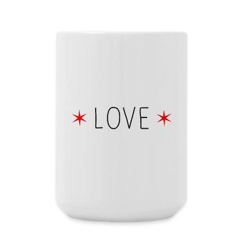 CHRISTMAS. MERRY CHRISTMAS. MERRY CHRISTMAS. NEW YEAR’S DAY - Large Mug 440 ml - white - Front