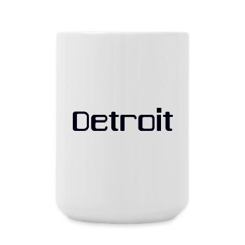 DETROIT - Grande tasse 440 ml - blanc - Devant