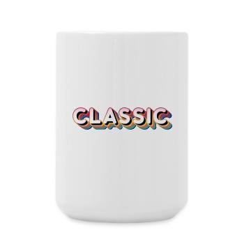Retro Classic - Large Mug 440 ml - white - Front