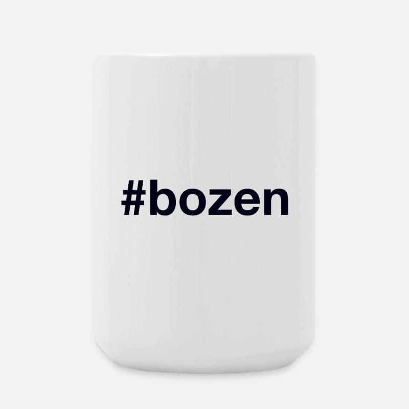 BOZEN Hashtag - Große Tasse 440 ml - Weiß