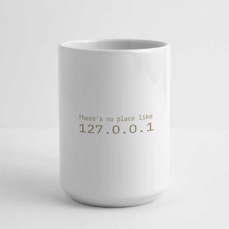 Programmeur Nerd IT Aucun endroit comme Localhost Grande tasse 440 ml
