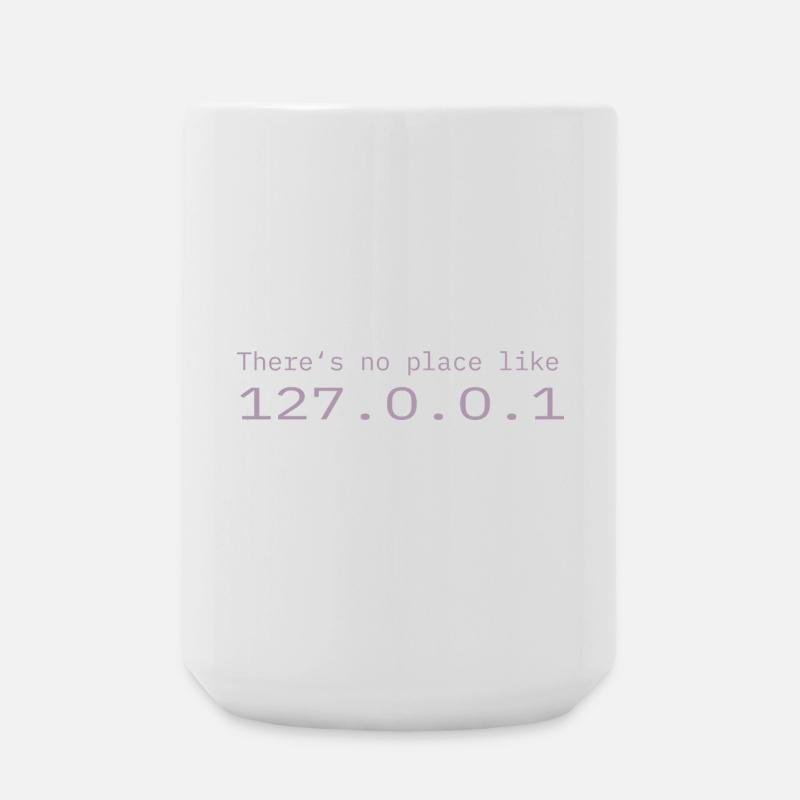Programmierer Nerd IT Kein Ort wie Localhost - Große Tasse 440 ml - Weiß