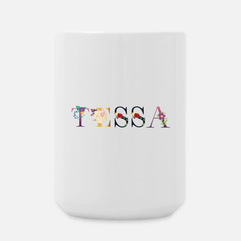 Tessa - Große Tasse 440 ml - Weiß