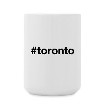 TORONTO Canada Kanada Hashtag - Large Mug 440 ml - white - Front