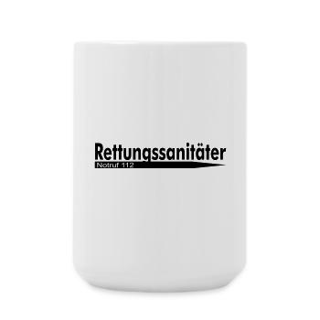 Paramedic Emergency Call 112 - Large Mug 440 ml - white - Front