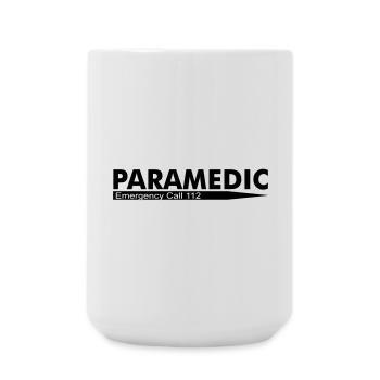 Paramedic Emergency Call 112 - Large Mug 440 ml - white - Front