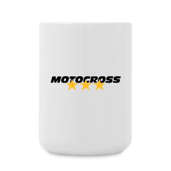 Motocross - Large Mug 440 ml - white - Front