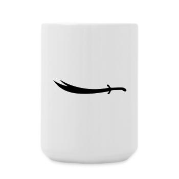 Ali Sword Zülfikar - Large Mug 440 ml - white - Front
