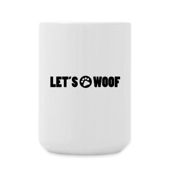 Woof - Large Mug 440 ml - white - Front