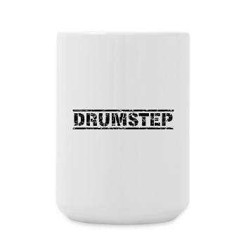 Drumstep - Large Mug 440 ml - white - Front