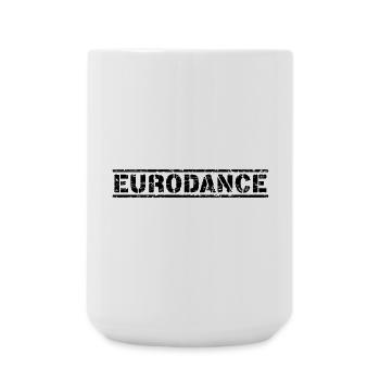 Eurodance - Grande tasse 440 ml - blanc - Devant