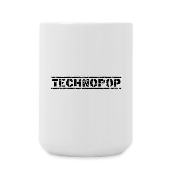 Technopop - Große Tasse 440 ml - Weiß - Vorne