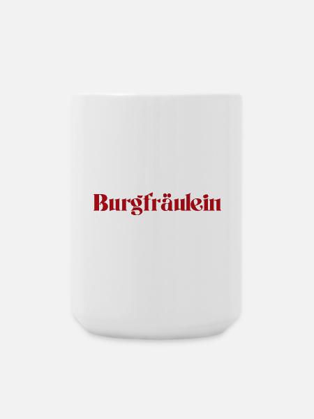 Burgfräulein - Große Tasse 440 ml - Weiß