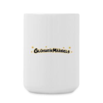 Glühwein Mädels Weihnachtsmarkt - Große Tasse 440 ml - Weiß - Vorne