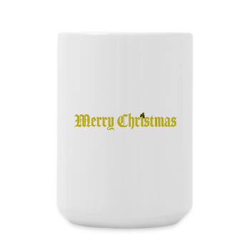 Merry Christmas - Large Mug 440 ml - white - Front