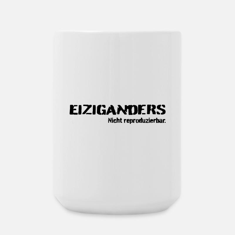 Einziganders - Große Tasse 440 ml - Weiß