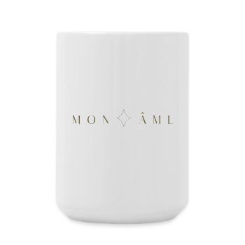 MON ÂME - Große Tasse 440 ml - Weiß - Vorne