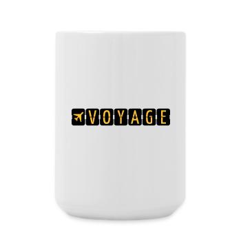 Voyage - Grande tasse 440 ml - blanc - Devant