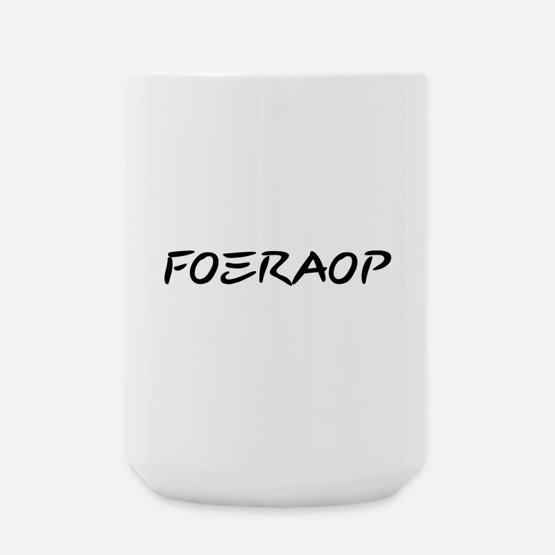 Foeraop - Antwerp dialect - Large Mug 440 ml - white