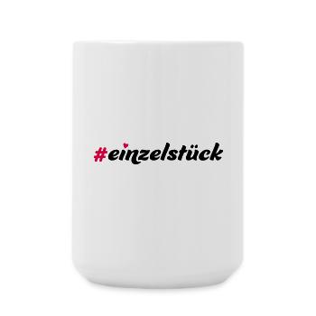 Einzelstück - Große Tasse 440 ml - Weiß - Vorne