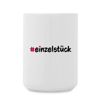 Einzelstück - Große Tasse 440 ml - Weiß - Vorne