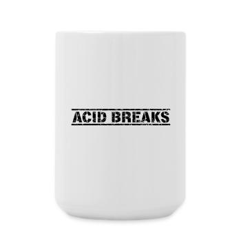Acid Breaks - Large Mug 440 ml - white - Front