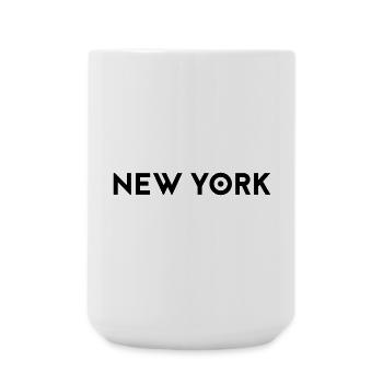 NEW YORK - Grande tasse 440 ml - blanc - Devant