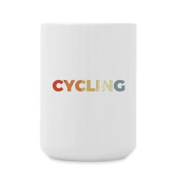 Vintage Cyclists - Large Mug 440 ml - white - Front