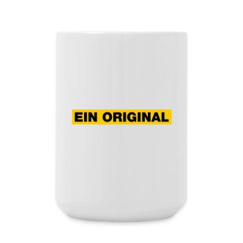 Ein Original - Große Tasse 440 ml - Weiß - Vorne
