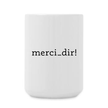 Merci! - Grande tasse 440 ml - blanc - Devant