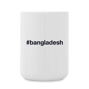 BANGLADESH Hashtag - Large Mug 440 ml - white - Front