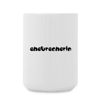 Ehebrecherin | Ehebrecher | fremd gehen | betrügen - Grande tasse 440 ml - blanc - Devant