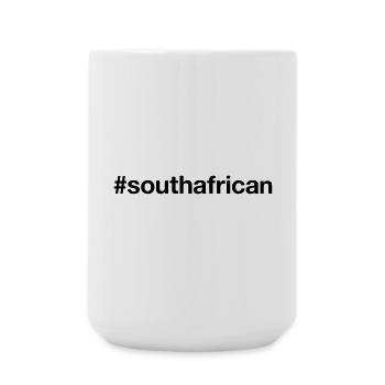SOUTH AFRICA Hashtag South African South African - Large Mug 440 ml - white - Front