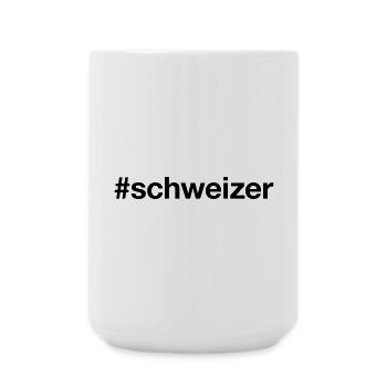 SCHWEIZER - Large Mug 440 ml - white - Front