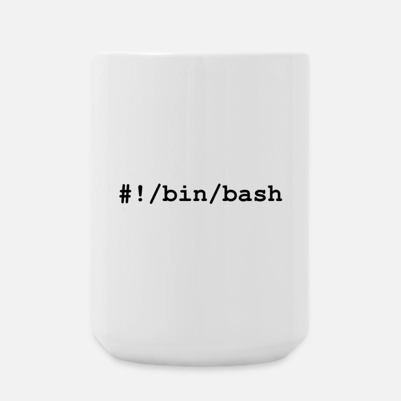 Bash / Bourne-Again Shell unter Linux und Unix - Große Tasse 440 ml - Weiß