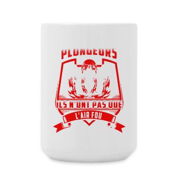 L'air fou rouge - Grande tasse 440 ml - blanc - Devant