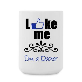 Like the Doctor Docteur Médical cadeau - Grande tasse 440 ml - blanc - Devant