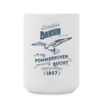 Ostseebad Bansin - Große Tasse 440 ml - Weiß - Vorne