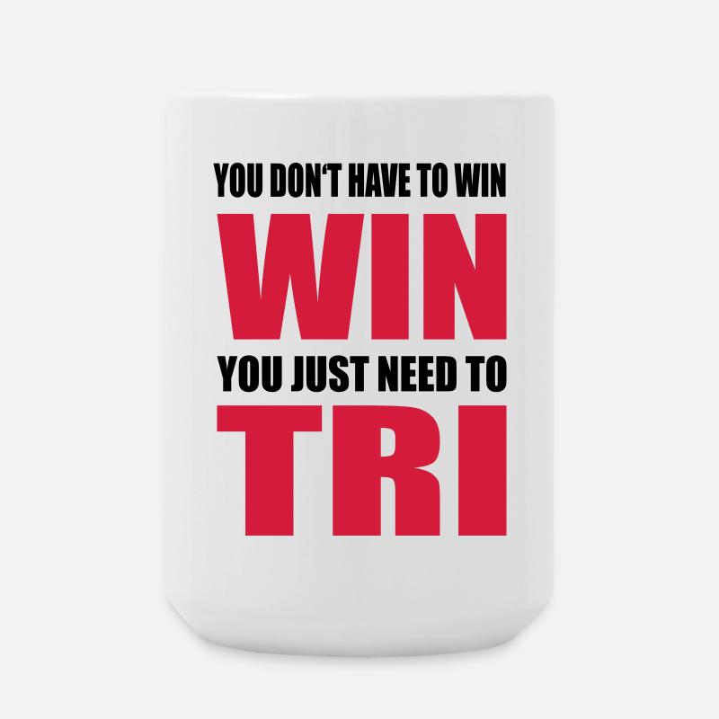 Triathlon - Grande tasse 440 ml - blanc