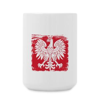 Pologne - Grande tasse 440 ml - blanc - Devant