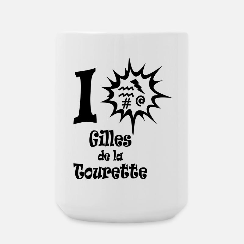 Tourette - Large Mug 440 ml - white