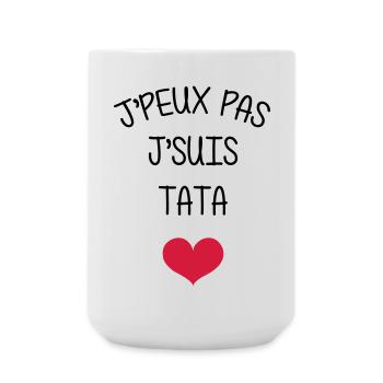 Tante / Tata / Marraine / Oncle / Nourrice / Bébé - Grande tasse 440 ml - blanc - Devant
